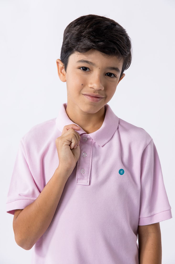 Polo-infantil-para-menino-em-piquet-colorido-