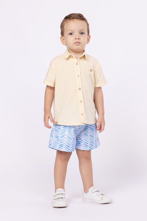 Short d’água para bebê menino sem cueca