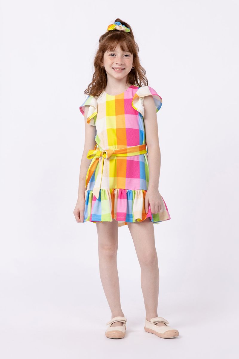 858090-Vestido-xadrez-em-moletinho-estampado-com-faixa-na-cintura-para-amarracao-para-meninas