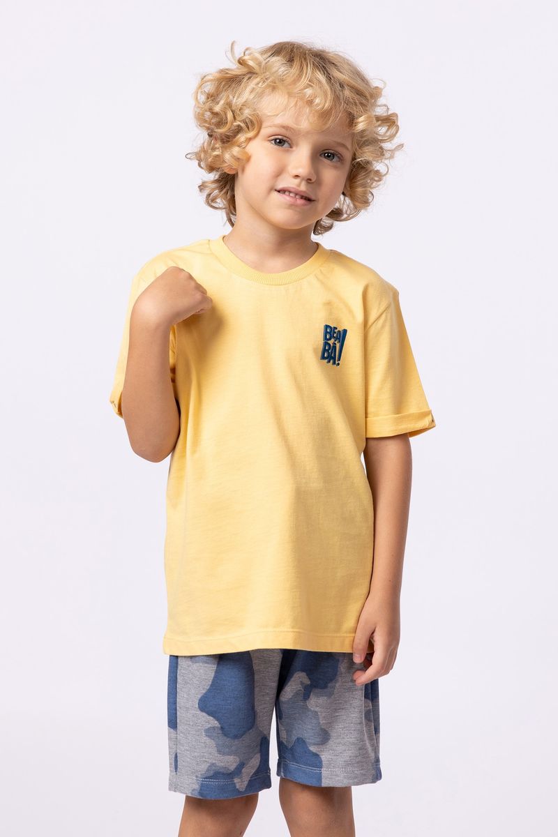 858134-Conjunto-de-camiseta-meia-malha-com-estampa-e-bermuda-sublimada-para-meninos
