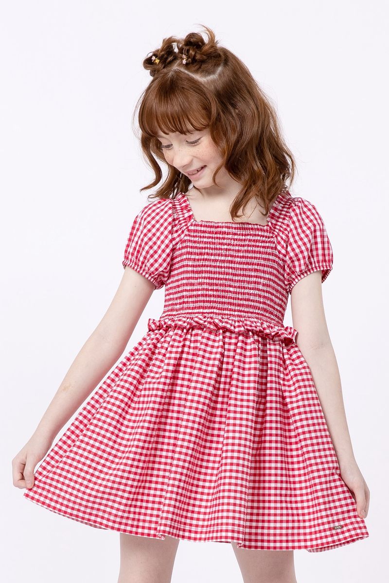 858069-Vestido-xadrez-de-manga-curta-com-corpo-lastex-para-meninas