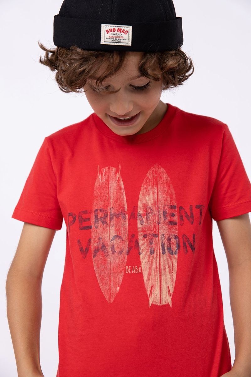 858166-Conjunto-de-camiseta-basica-com-estampa-e-bermuda-de-moletom-para-meninos