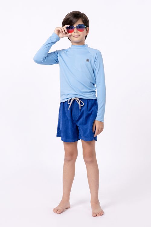 Camiseta surfista com proteção UV kids para menino