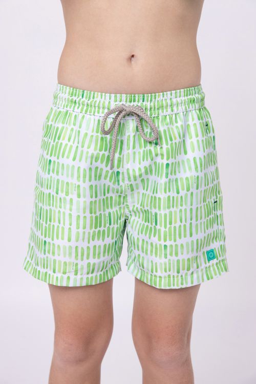Short de água sem cueca para menino