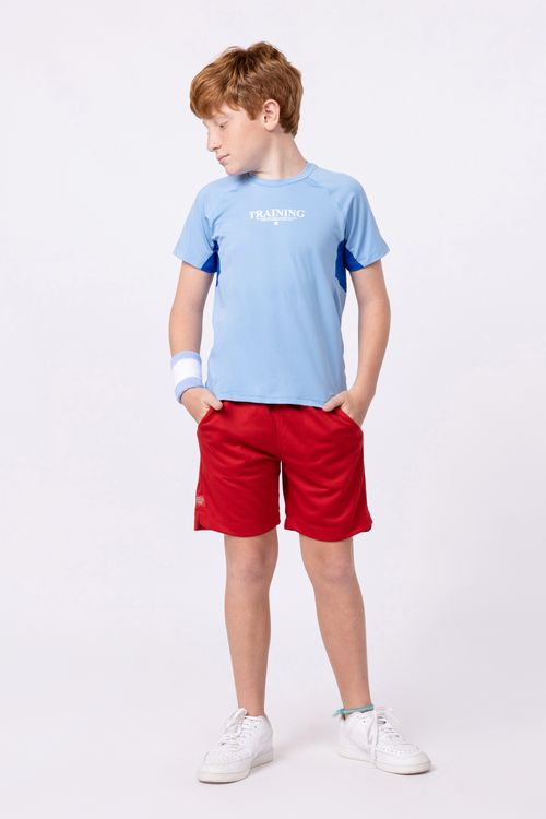 Camiseta de malha dry fit para meninos