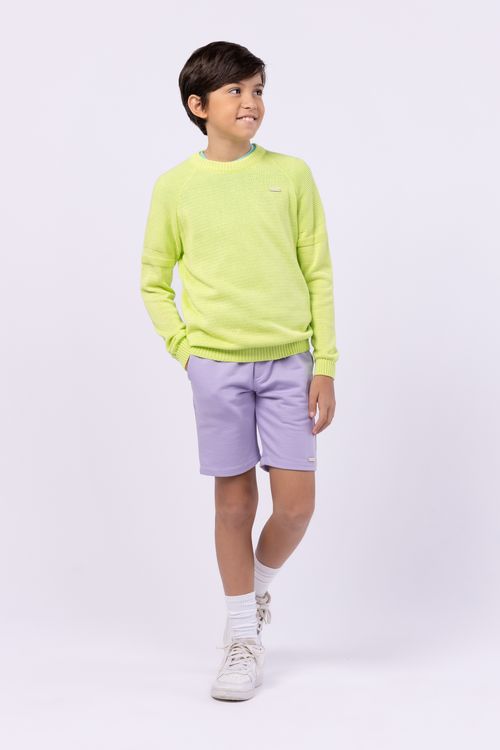 Blusa infantil para menino de tricô