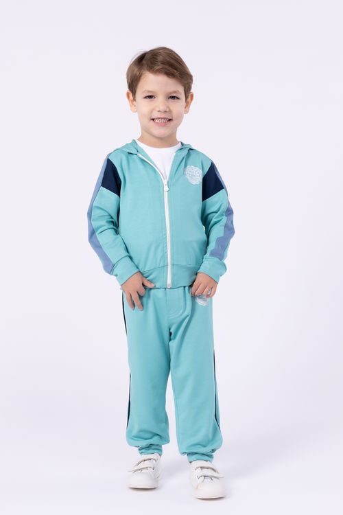 CONJUNTO ABRIGO MOLETINHO DE VISCOSE