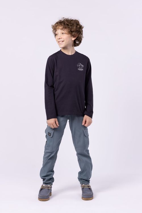 Camiseta Infantil para menino em Malha 100% Algodão