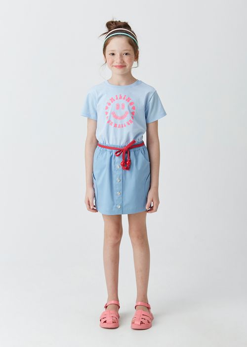 Conjunto Camiseta em Malha com  Estampa divertida para menina