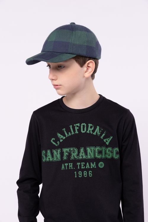Camiseta Infantil para Menino de Malha 100% Algodão com Silk
