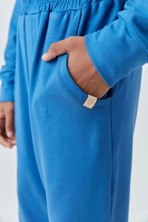 Calça Abrigo Básica Infantil de Moletinho de Viscose para Menino
